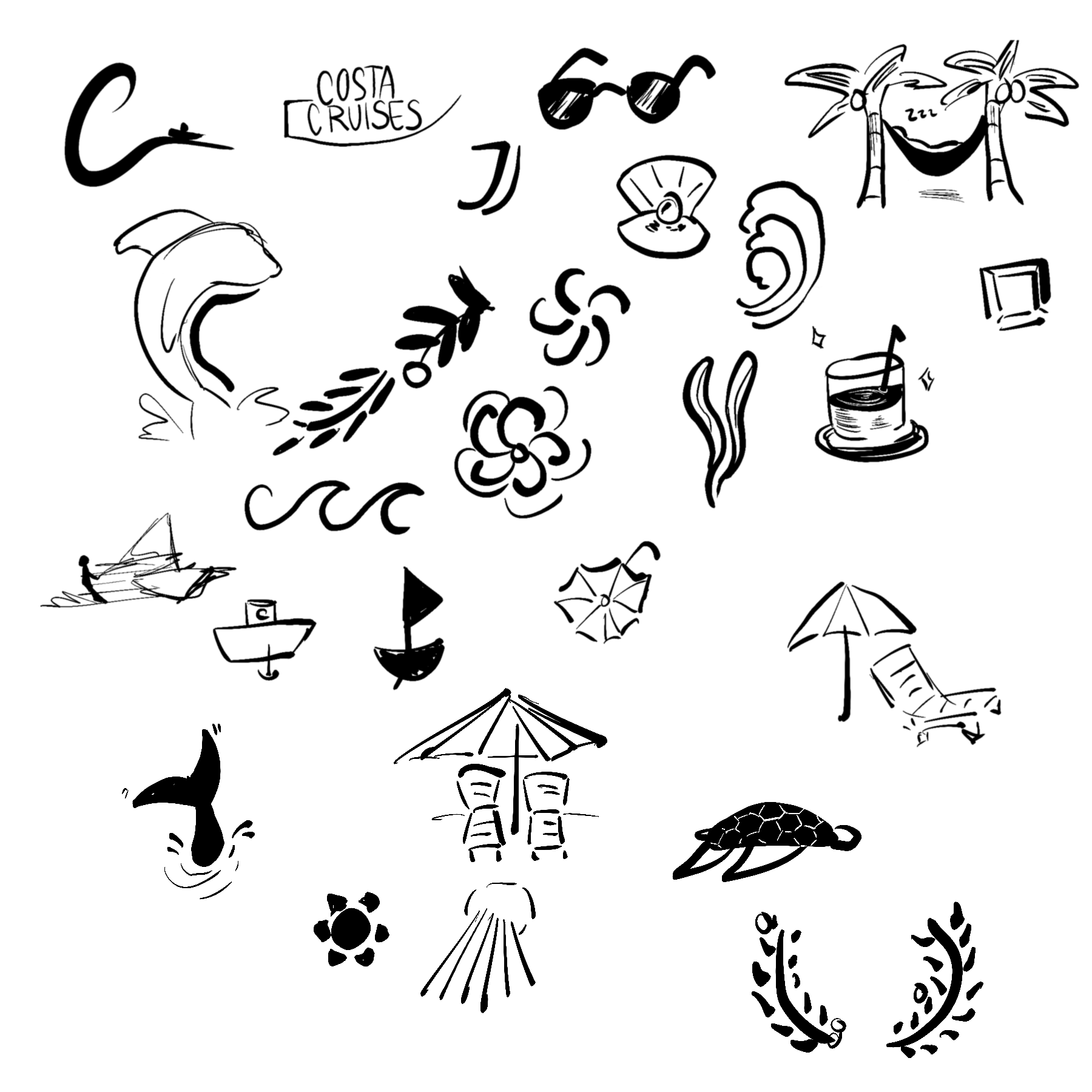 Costa Cruises Sketches