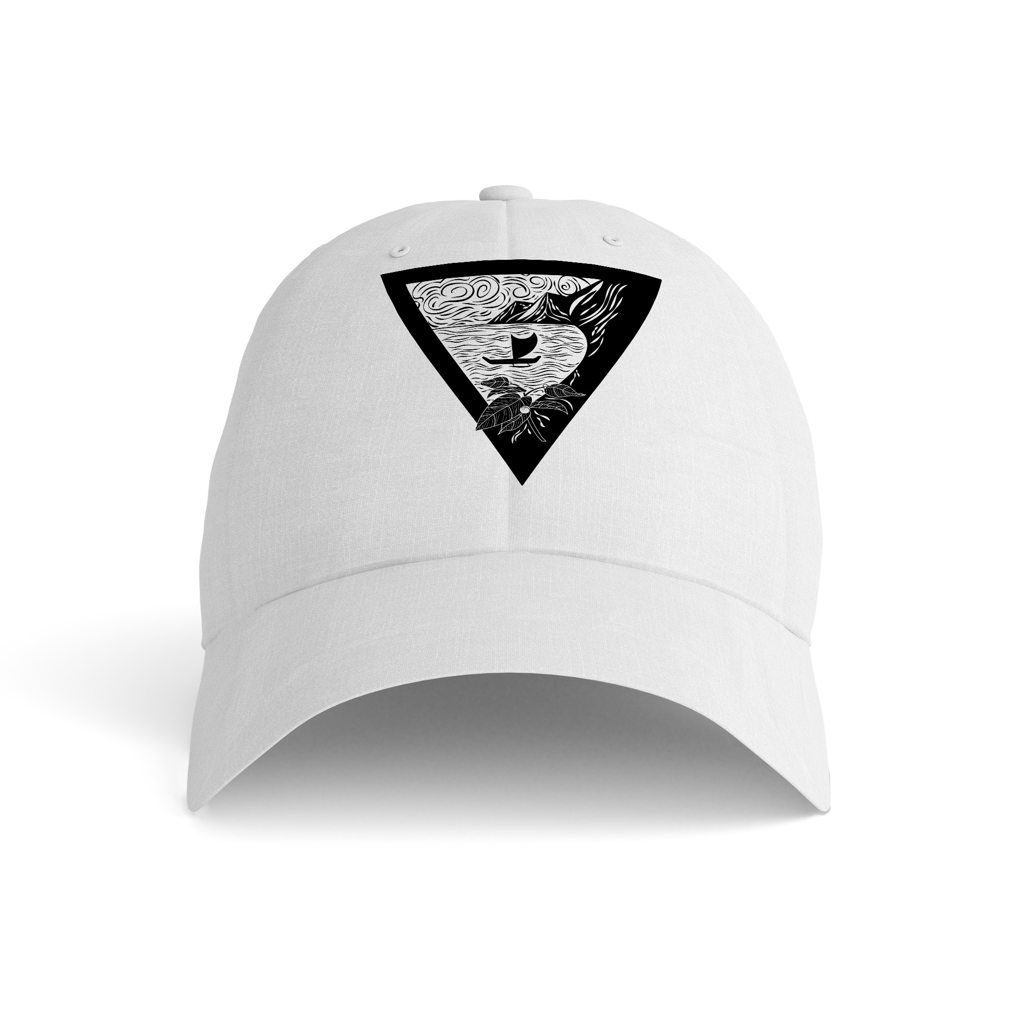 Hat mockup of the Canoe emblem