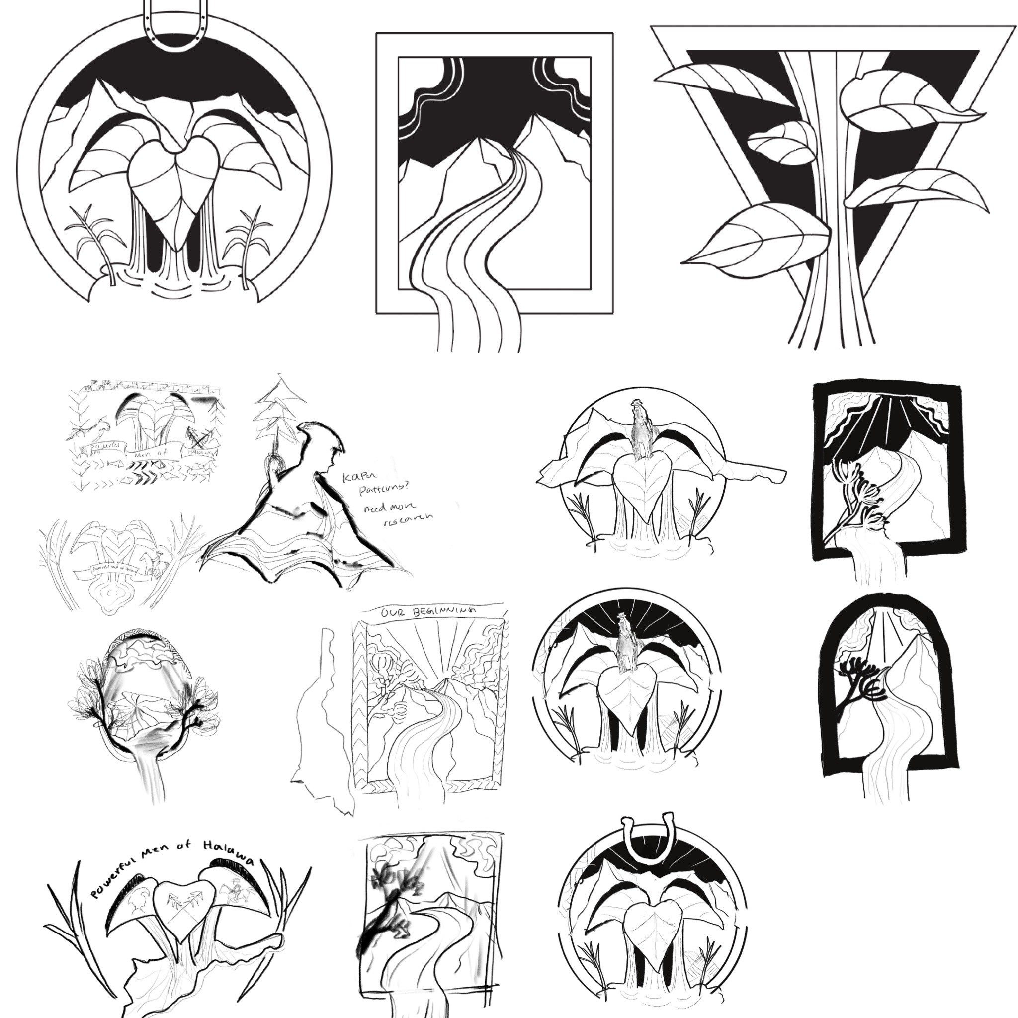 Halawa second set of sketches