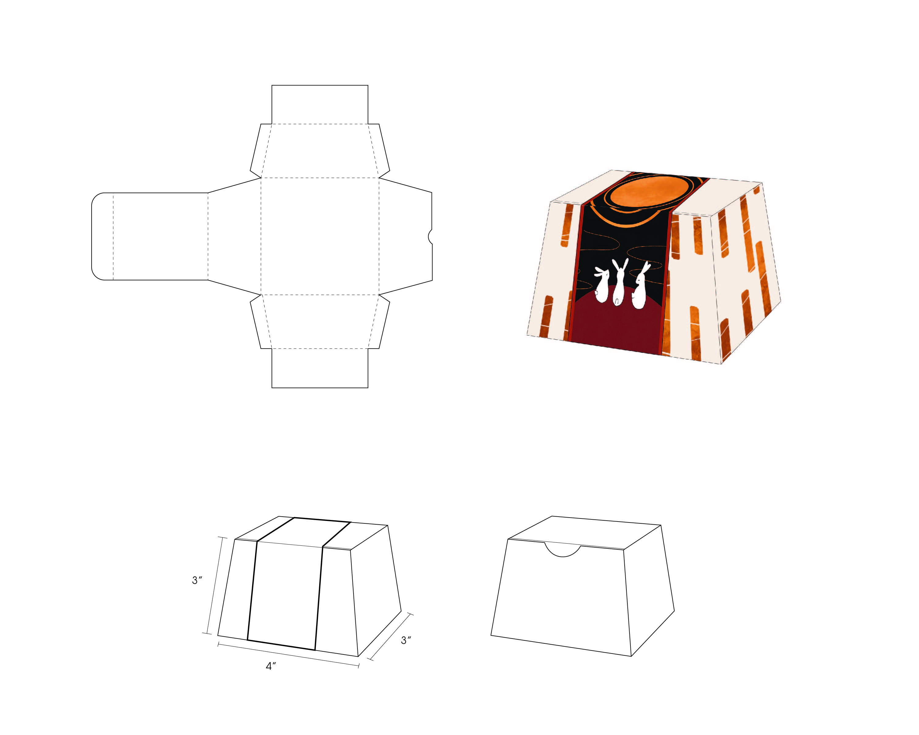 Brand Identity Individual Box Schematic
