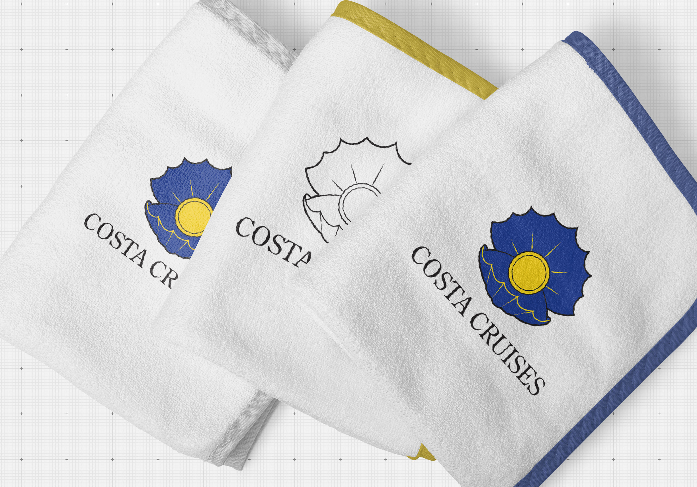 Costa Cruises Towel Mockup